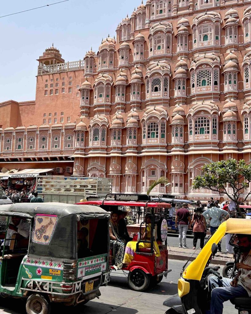 The Hawa Mahal Palace in Jaipur India