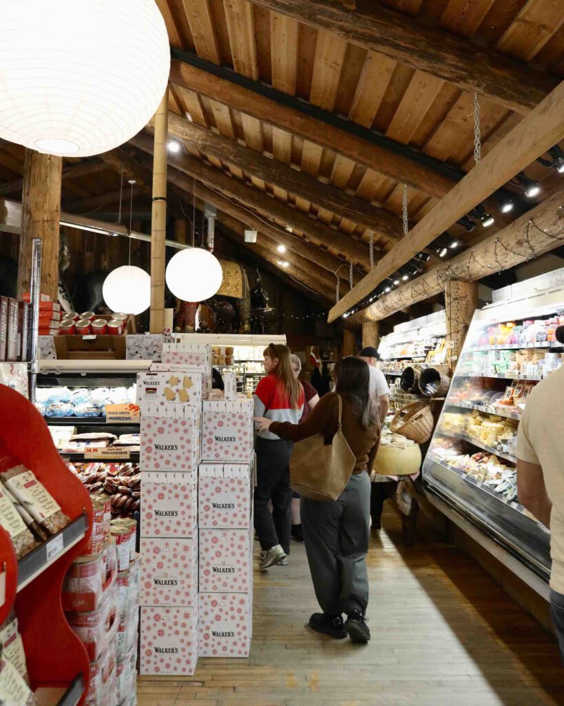 Inside Old Country Market in Coombs BC on Vancouver Island