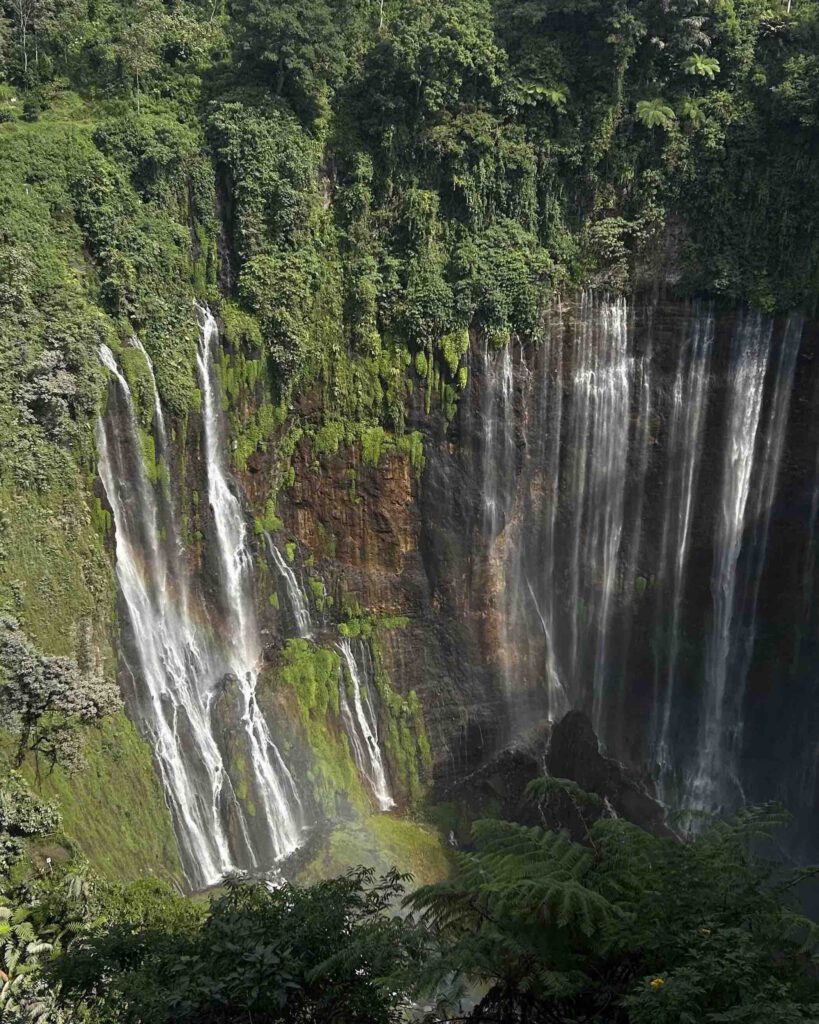 Tumpak Sewu a thousand waterfalls in East Java Indonesia