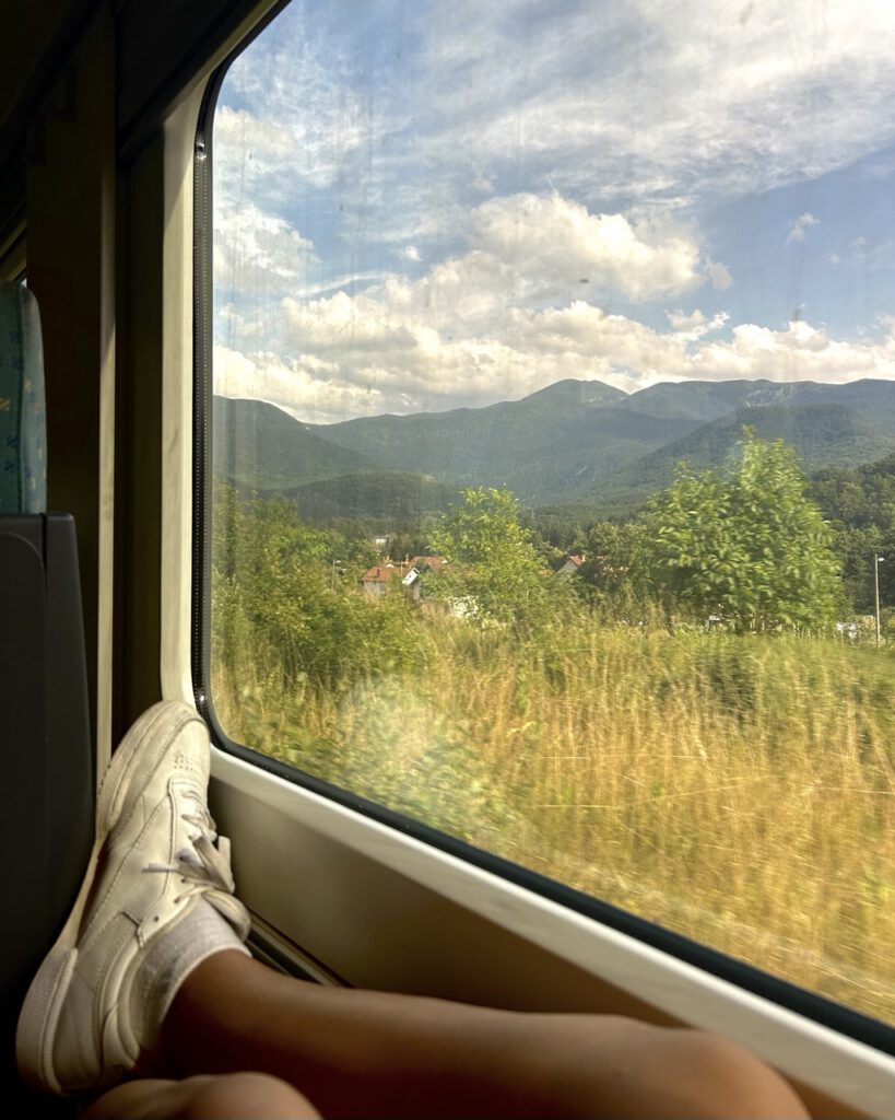 View from the Sarajevo to Mostar train