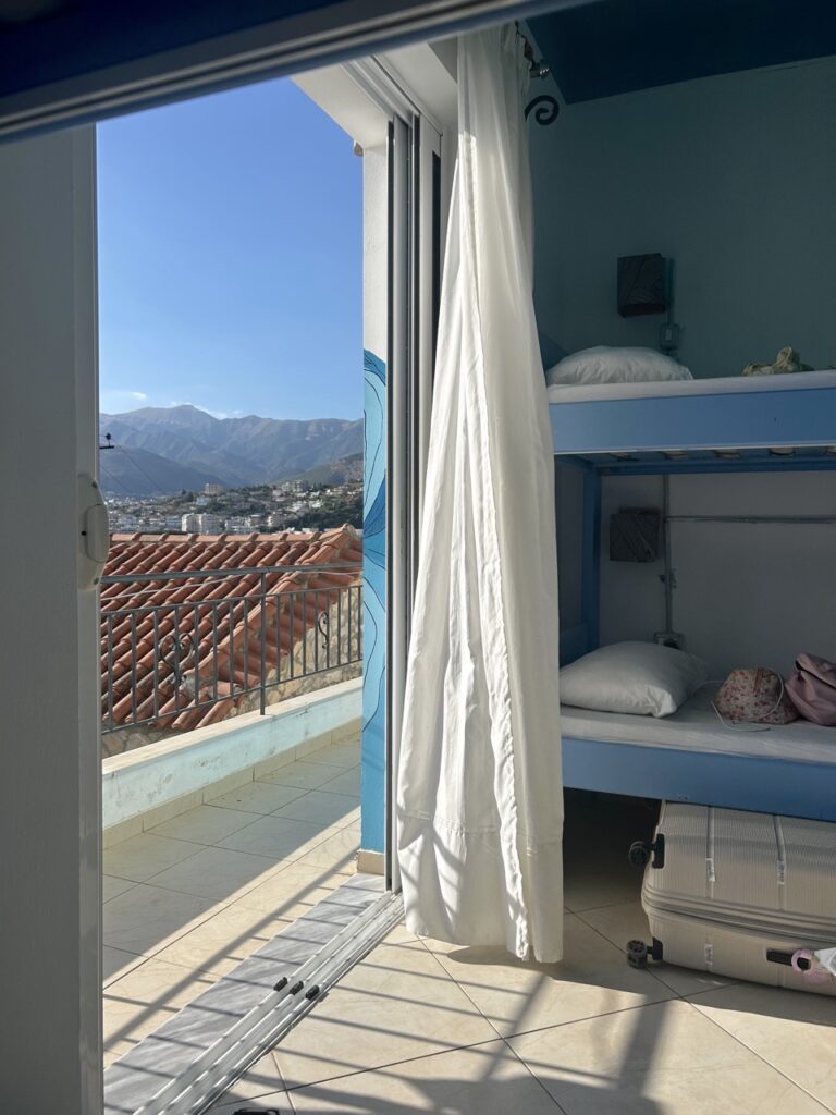 Room with a view at Trip'n'Hostel Seaside in Himarë